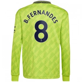 Goedkope Manchester United B. Fernandes 8 Third Shirt 2022-23 Lange Mouw